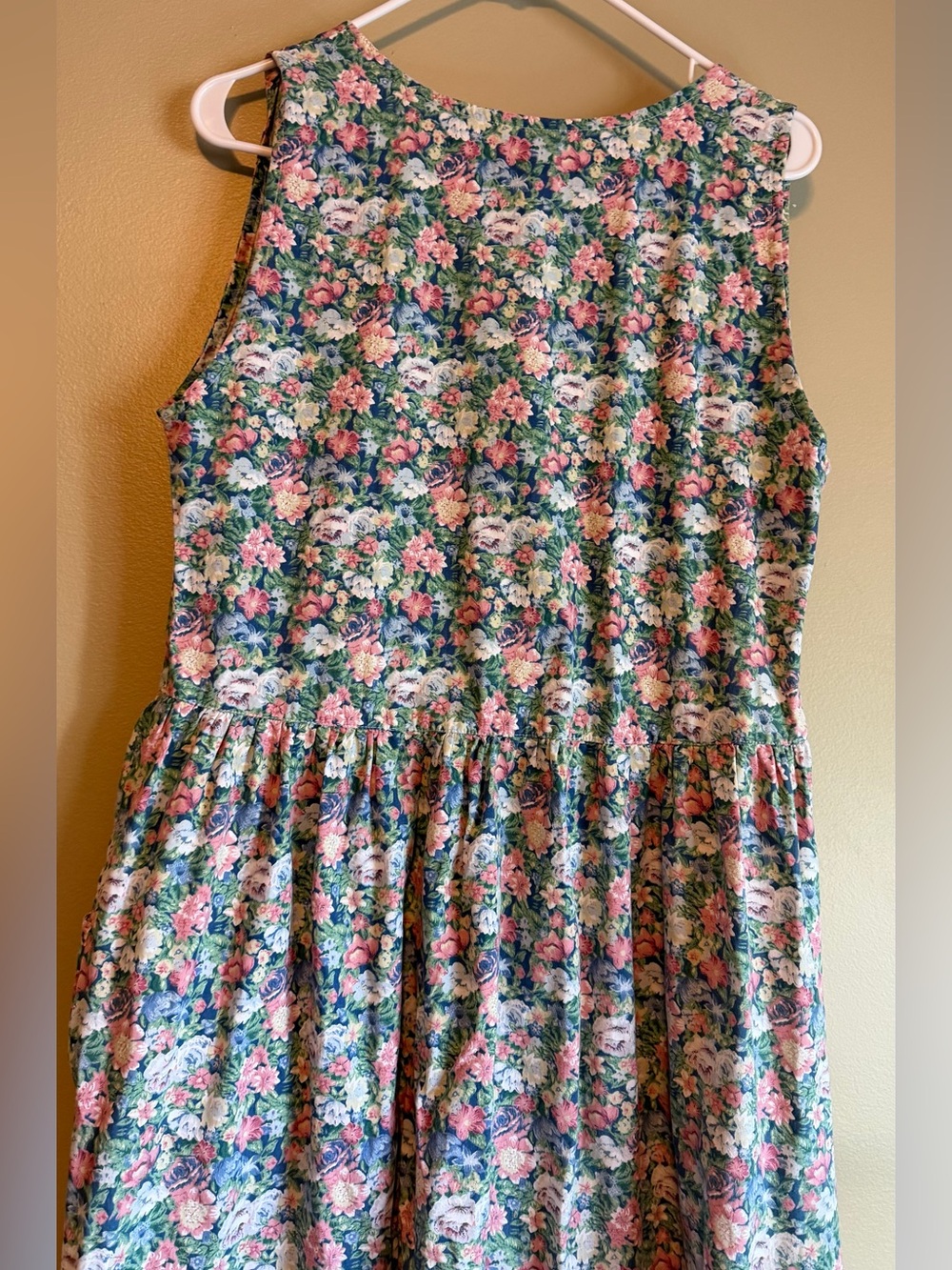 Vintage 90’s Lady Footlocker 100% Cotton Cottagecore Teachercore Dress - Picture 7 of 11